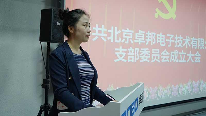 中共北京草莓视频软件免费下载电子技术有限公司支部委员会成立