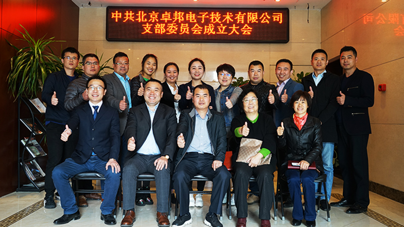 中共北京草莓视频软件免费下载电子技术有限公司支部委员会成立